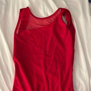 Red Ballet Rosa Leotard Size: S